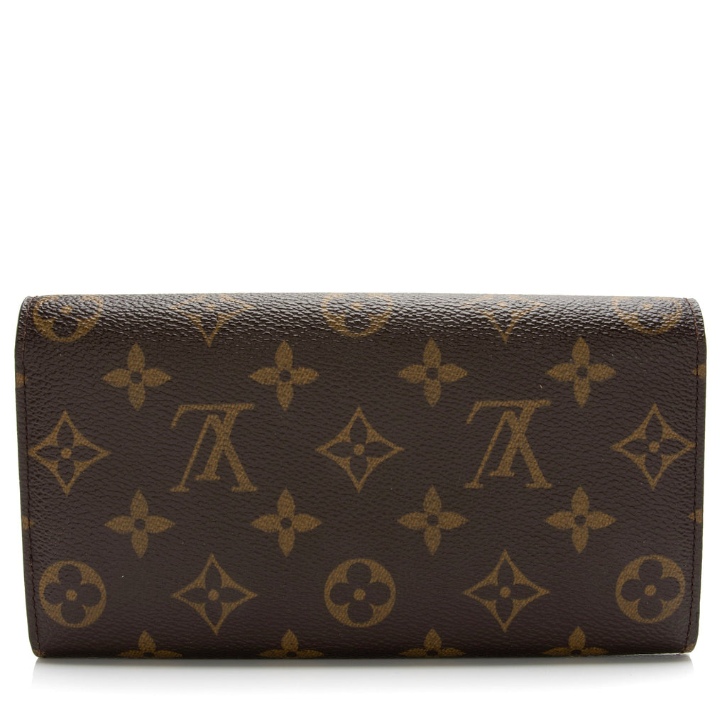 Louis Vuitton Monogram Canvas Sarah Wallet (SHF-4xD5xw)