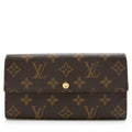 Louis Vuitton Monogram Canvas Sarah Wallet (SHF-4xD5xw)