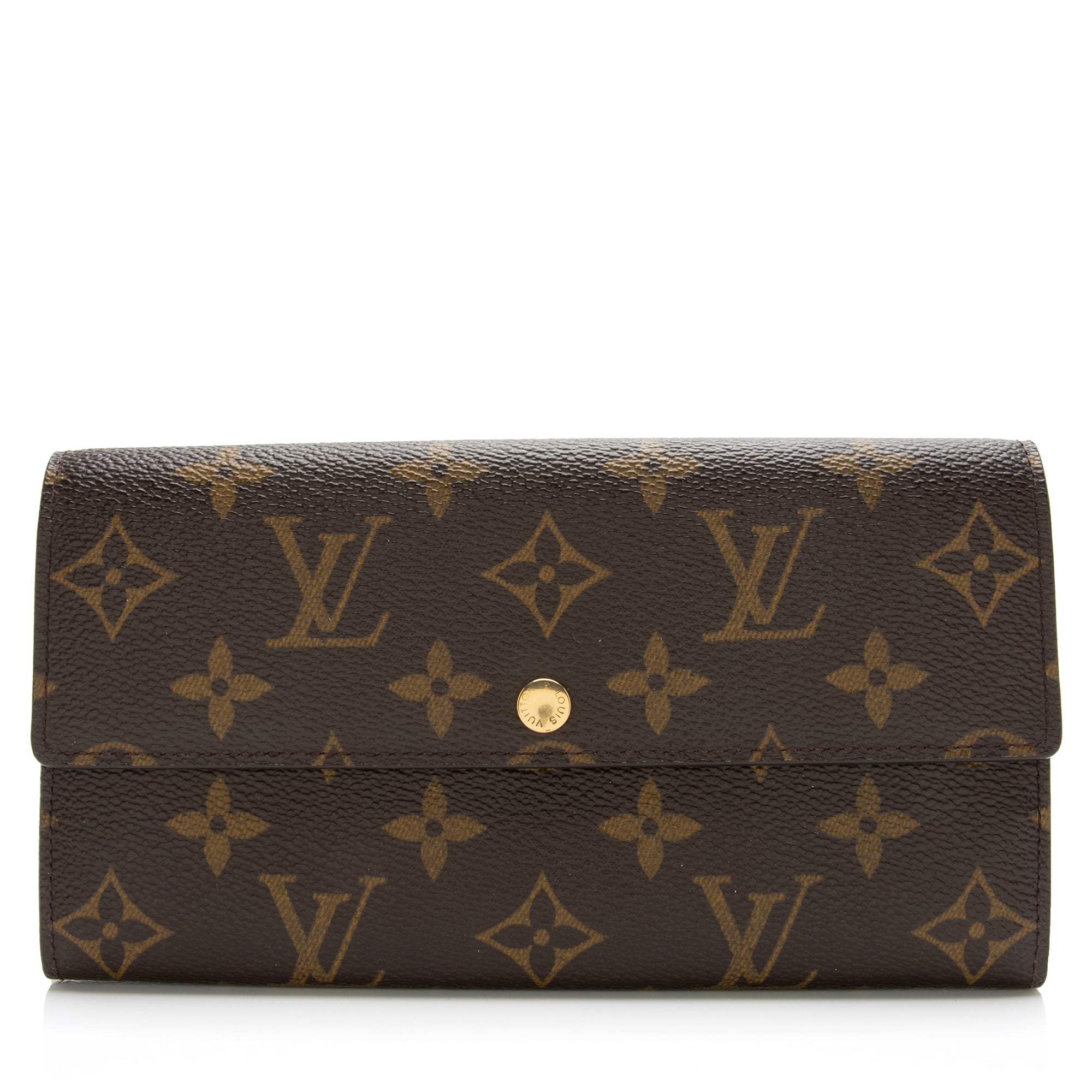 Louis Vuitton Monogram Canvas Sarah Wallet (SHF-4xD5xw)