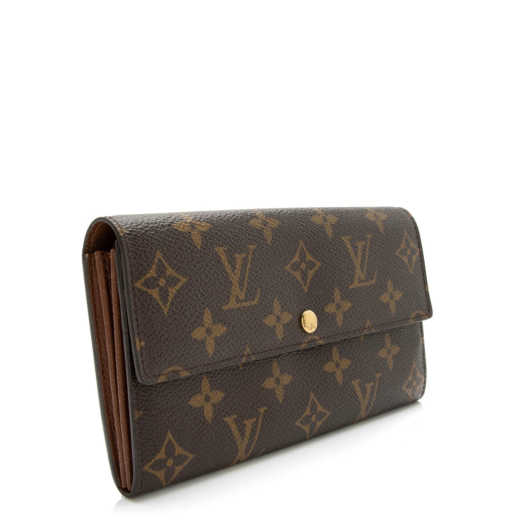 Louis Vuitton Monogram Canvas Sarah Wallet (SHF-4xD5xw)