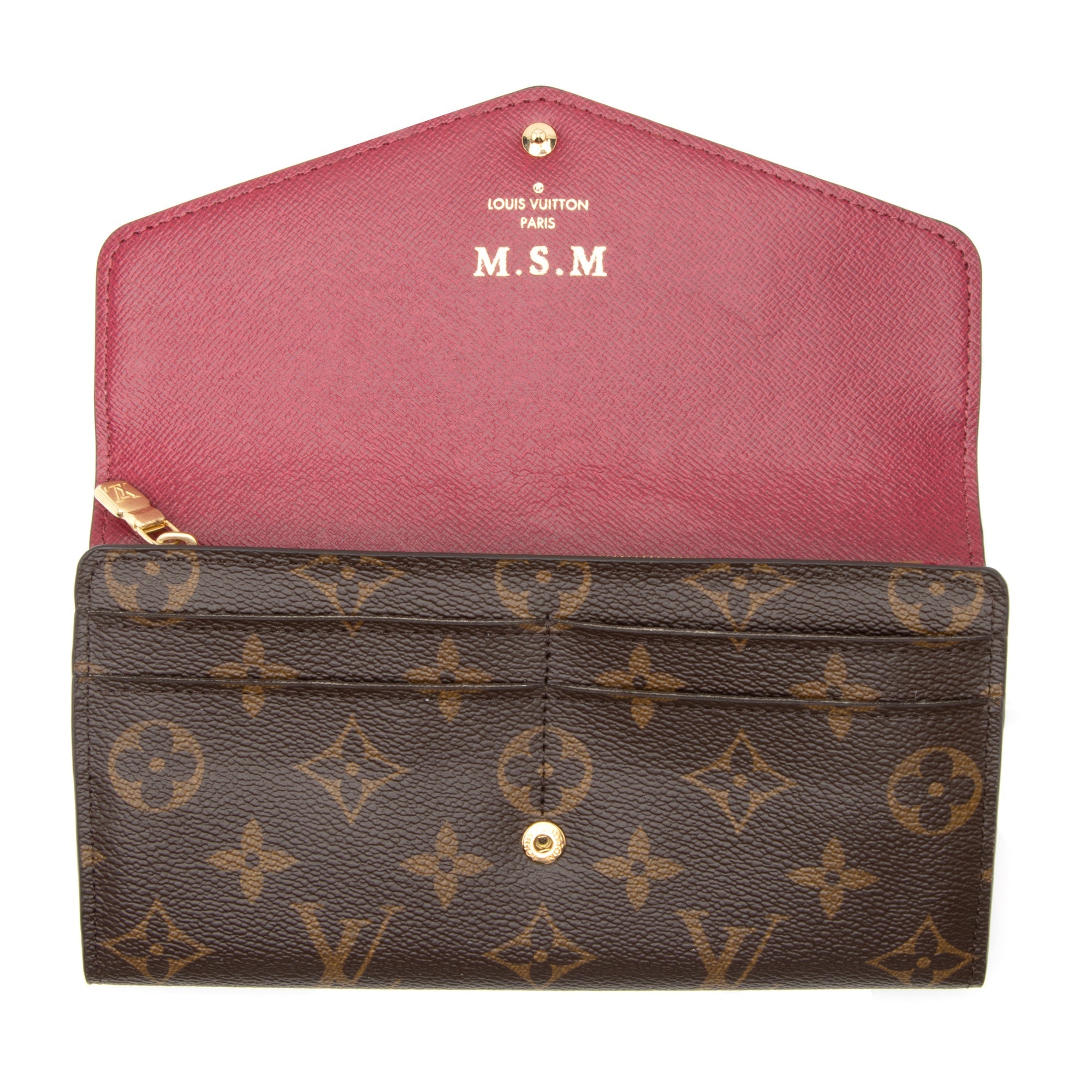 Louis Vuitton Monogram Canvas Sarah Wallet (SHF-fTT2PH)