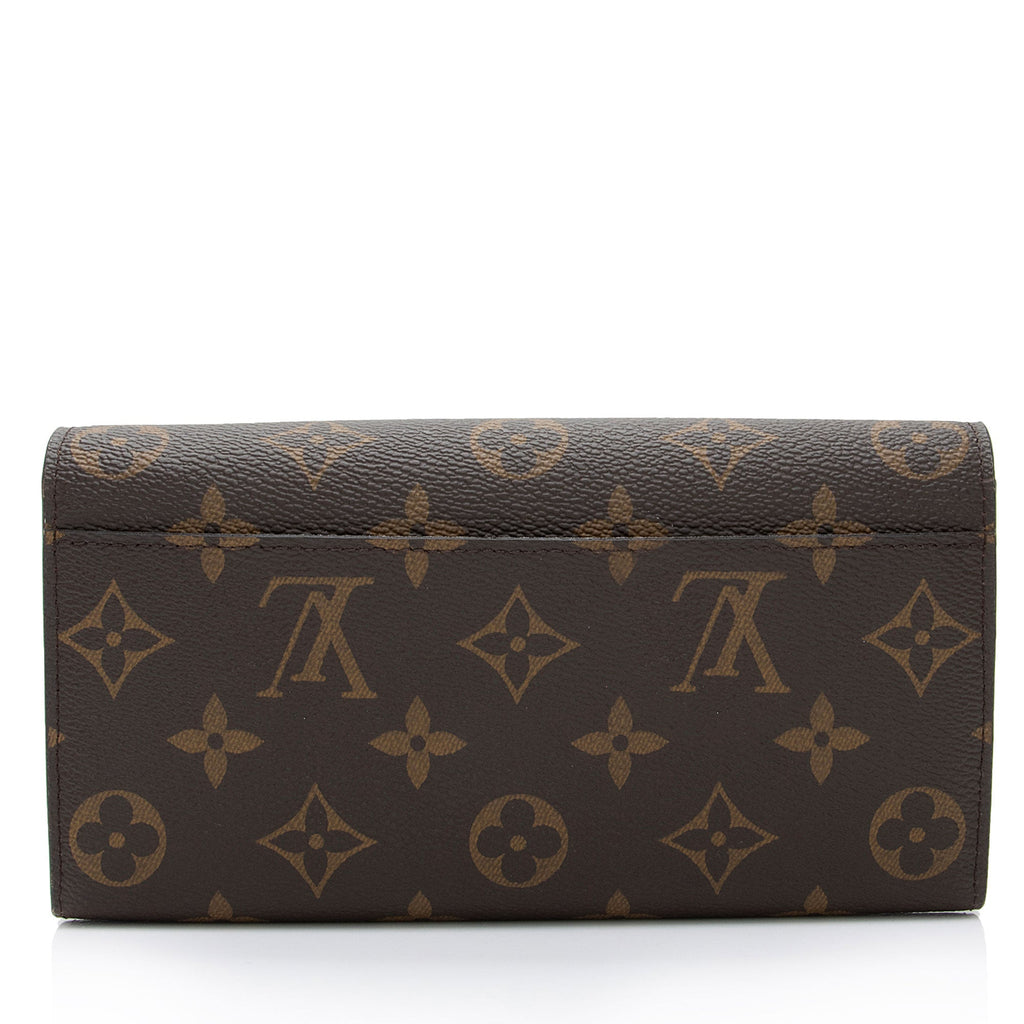 Louis Vuitton Monogram Canvas Sarah Wallet (SHF-sd0TJZ)