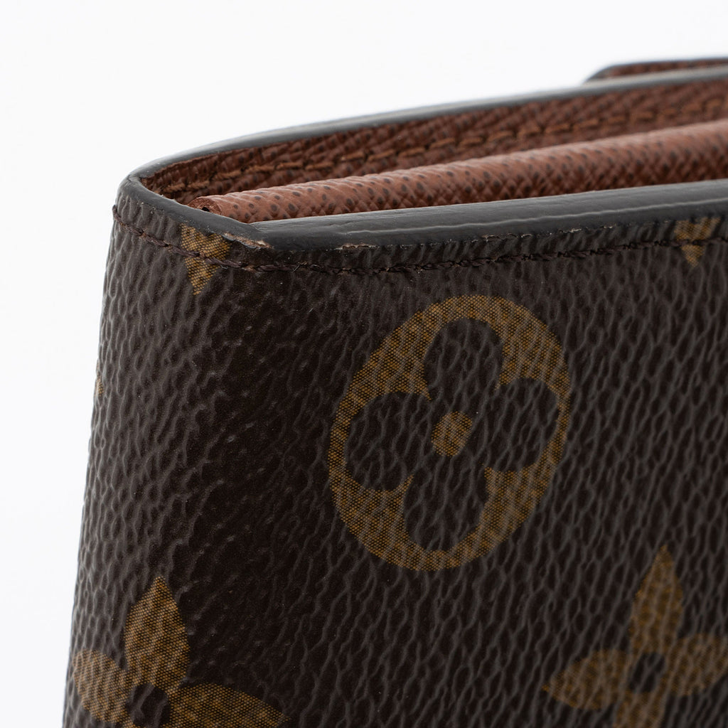 Louis Vuitton Monogram Canvas Sarah Wallet (SHF-sd0TJZ)