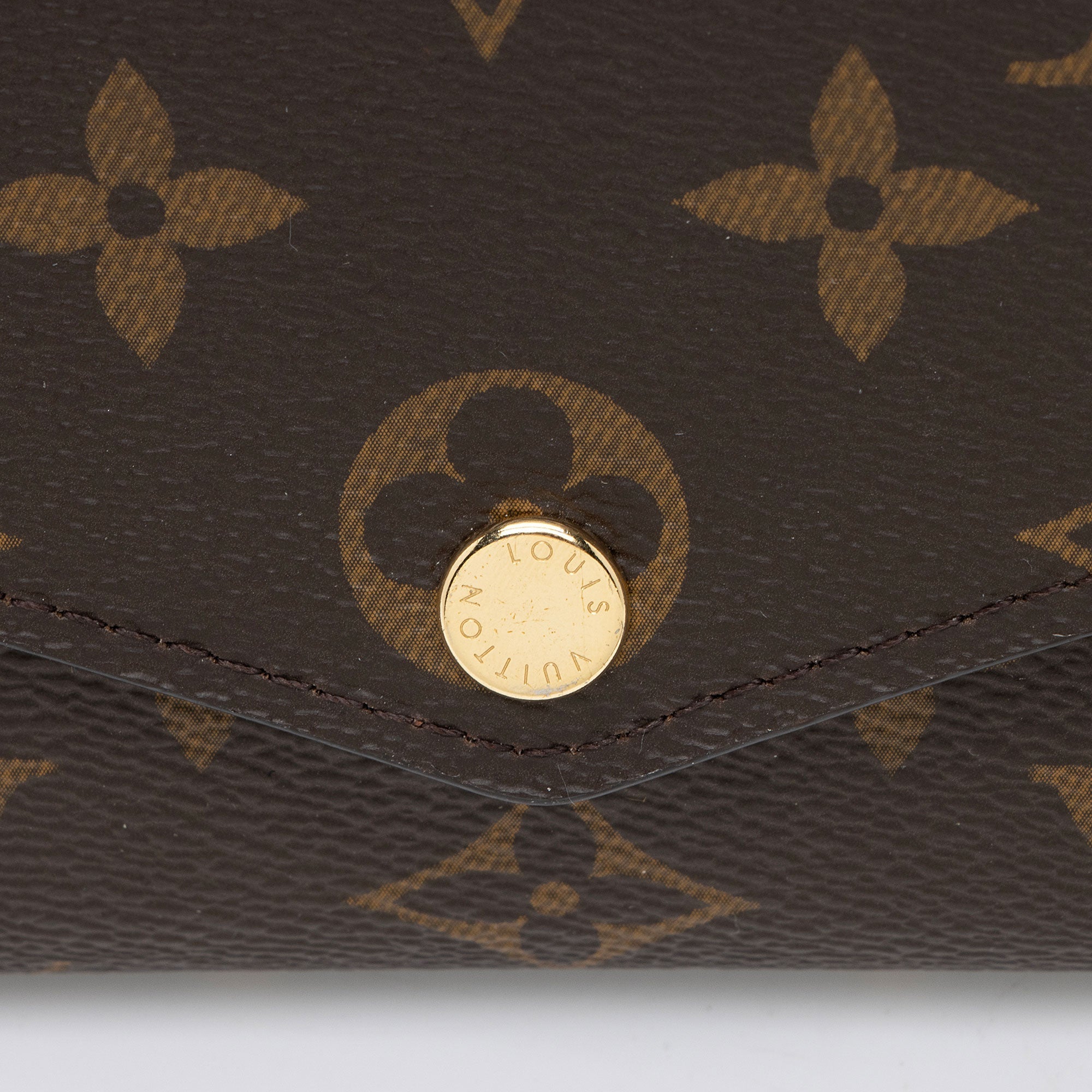 Louis Vuitton Monogram Canvas Sarah Wallet (SHF-sd0TJZ)