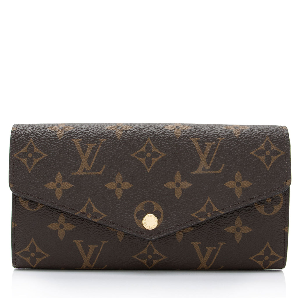 Louis Vuitton Monogram Canvas Sarah Wallet (SHF-sd0TJZ)