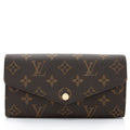 Louis Vuitton Monogram Canvas Sarah Wallet (SHF-sd0TJZ)