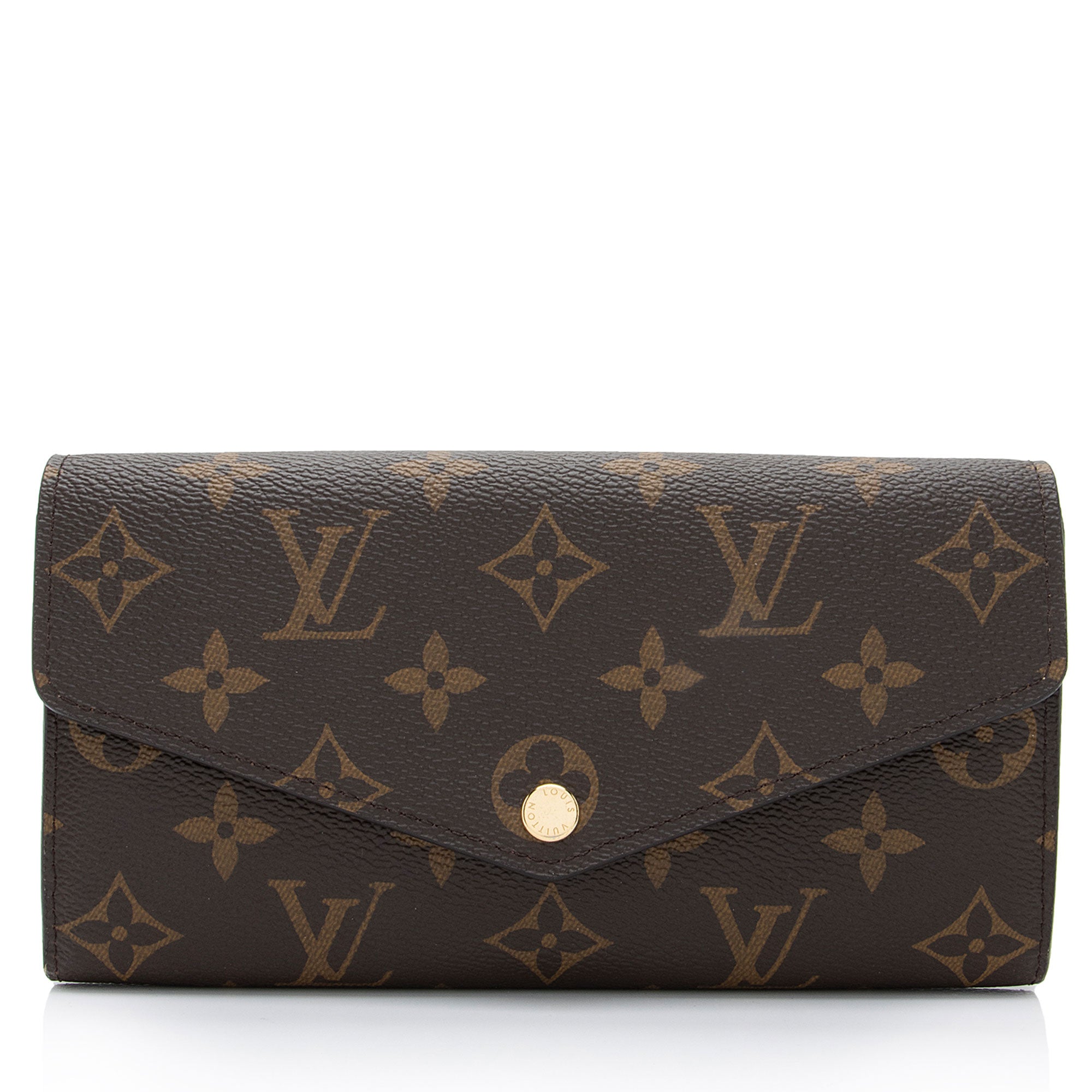 Louis Vuitton Monogram Canvas Sarah Wallet (SHF-sd0TJZ)