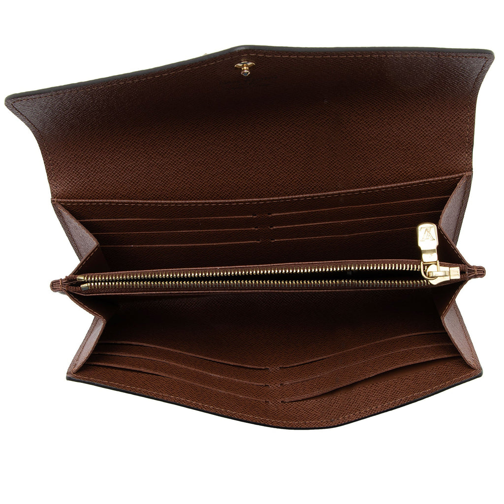 Louis Vuitton Monogram Canvas Sarah Wallet (SHF-sd0TJZ)