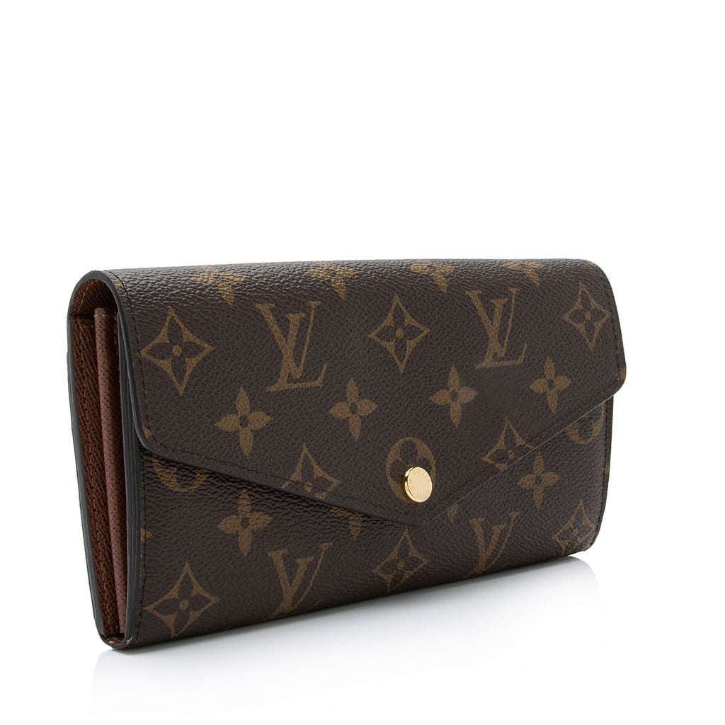 Louis Vuitton Monogram Canvas Sarah Wallet (SHF-sd0TJZ)