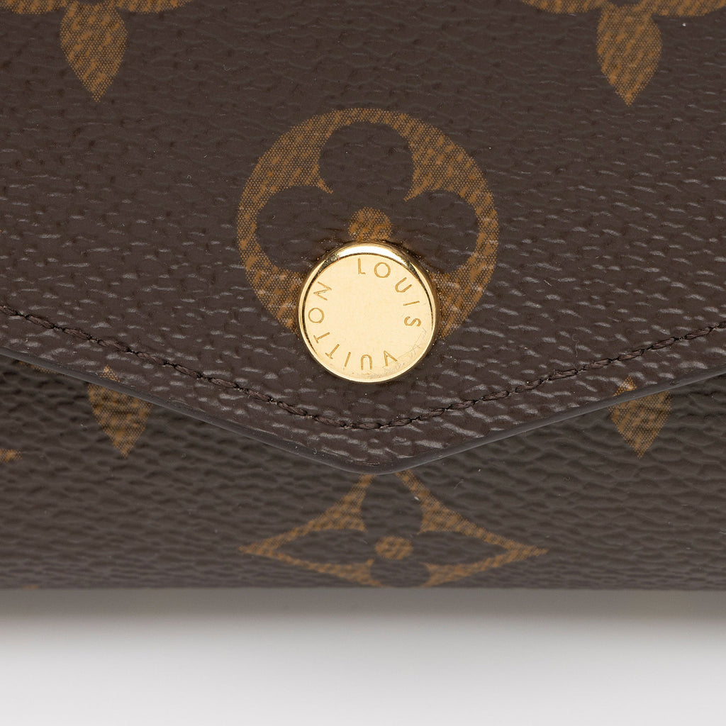 Louis Vuitton Monogram Canvas Sarah Wallet (SHF-VICykF)