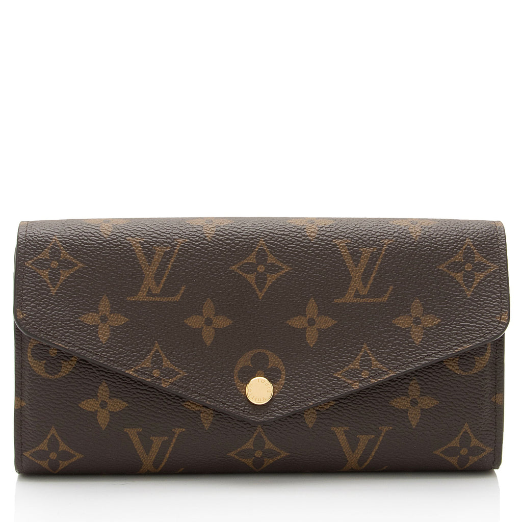 Louis Vuitton Monogram Canvas Sarah Wallet (SHF-VICykF)