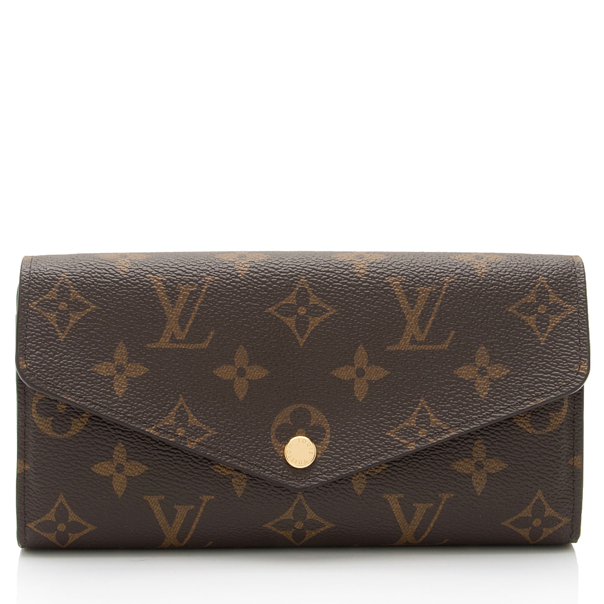 Louis Vuitton Monogram Canvas Sarah Wallet (SHF-VICykF)