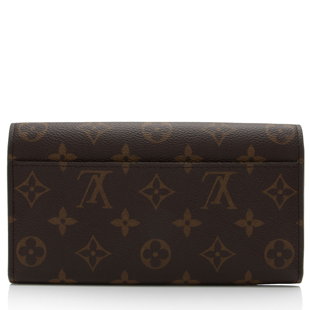 Louis Vuitton Monogram Canvas Sarah Wallet (SHF-F2DtKT)