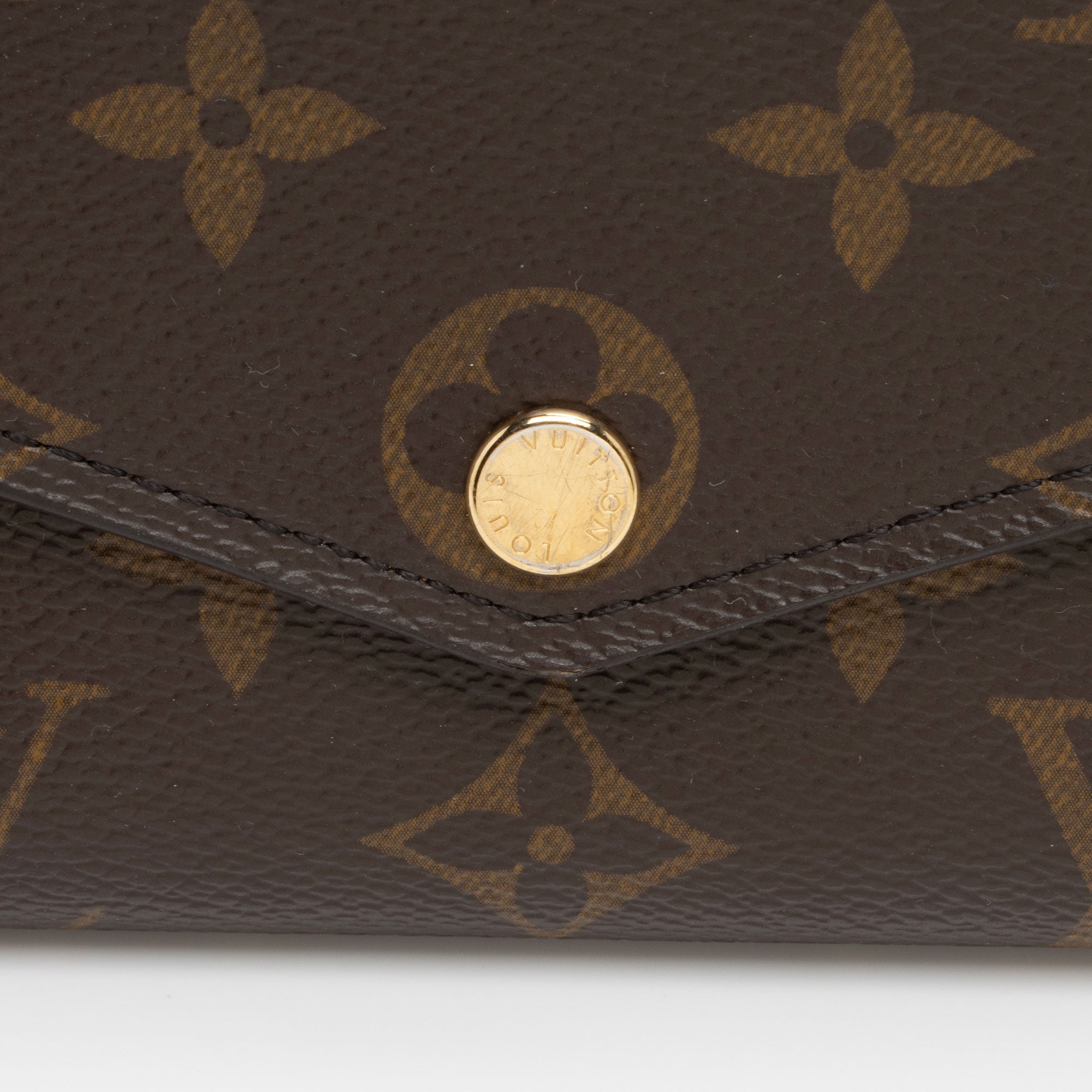 Louis Vuitton Monogram Canvas Sarah Wallet (SHF-F2DtKT)