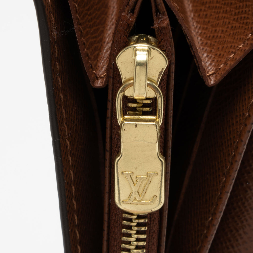 Louis Vuitton Monogram Canvas Sarah Wallet (SHF-F2DtKT)