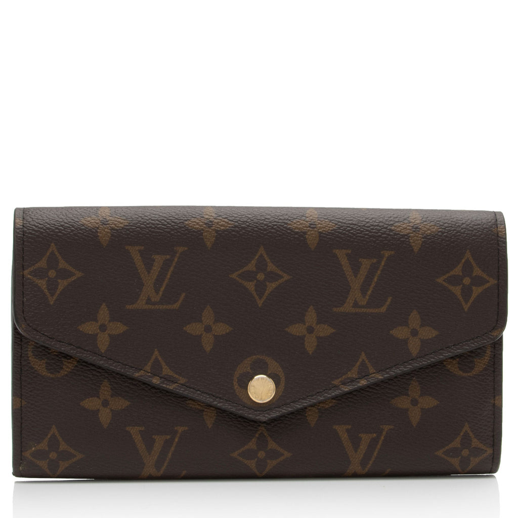 Louis Vuitton Monogram Canvas Sarah Wallet (SHF-F2DtKT)