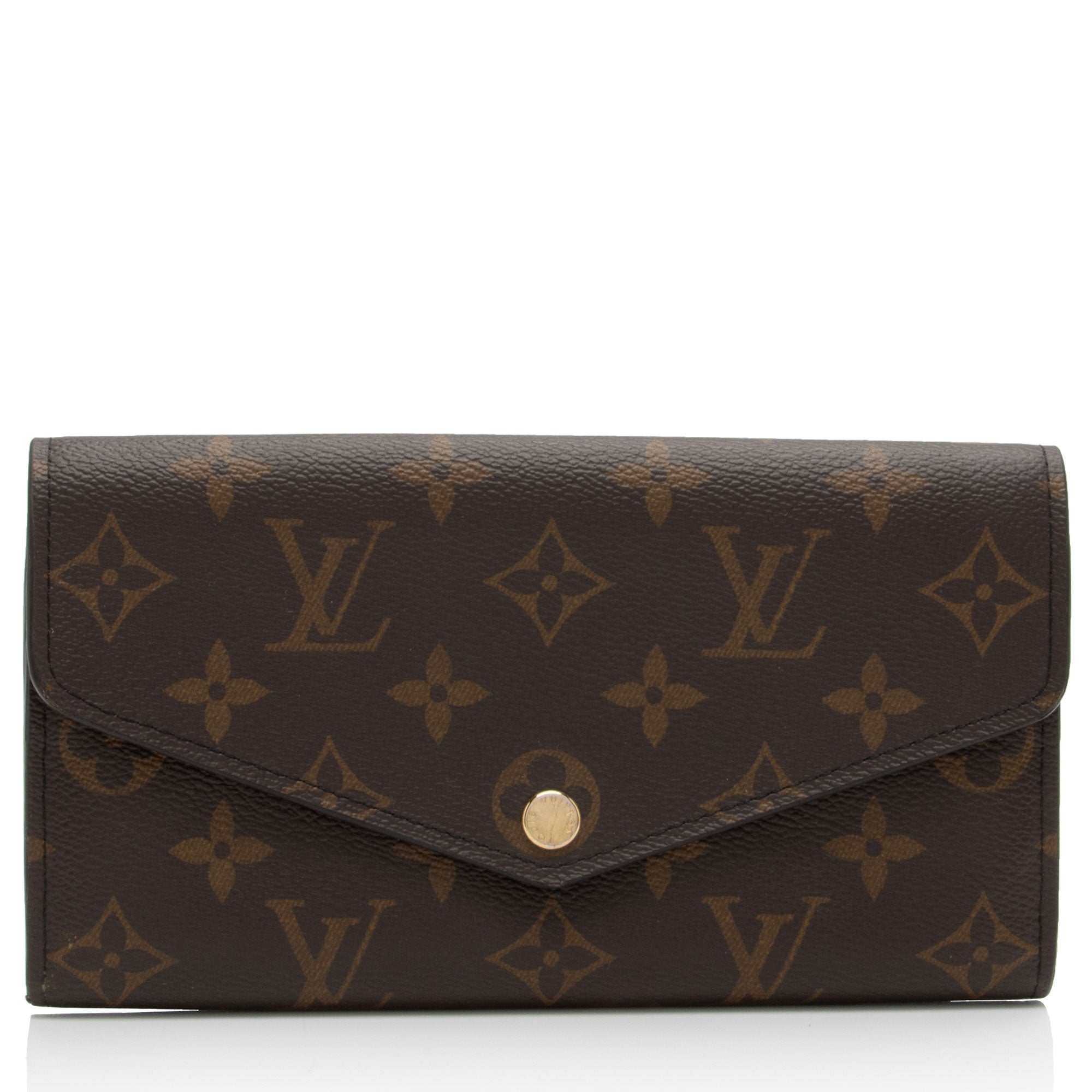 Louis Vuitton Monogram Canvas Sarah Wallet (SHF-F2DtKT)