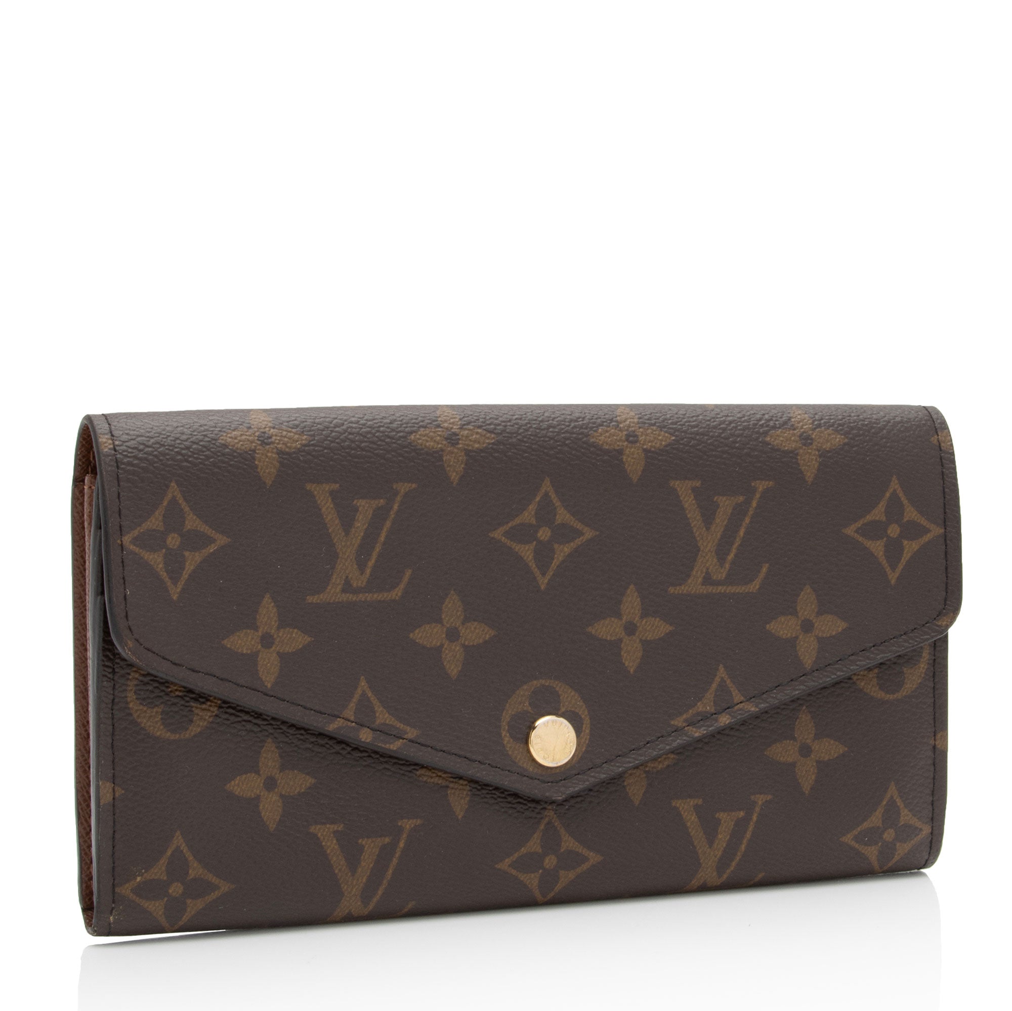 Louis Vuitton Monogram Canvas Sarah Wallet (SHF-F2DtKT)