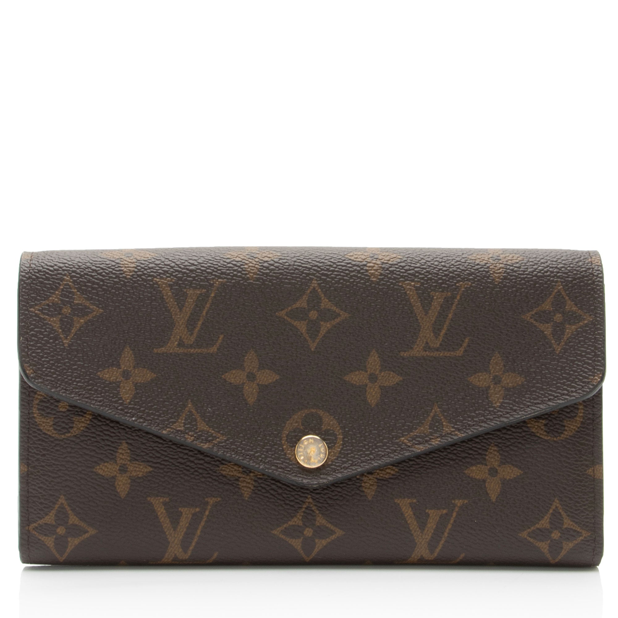 Louis Vuitton Monogram Canvas Sarah Wallet (SHF-fnFJ8W)