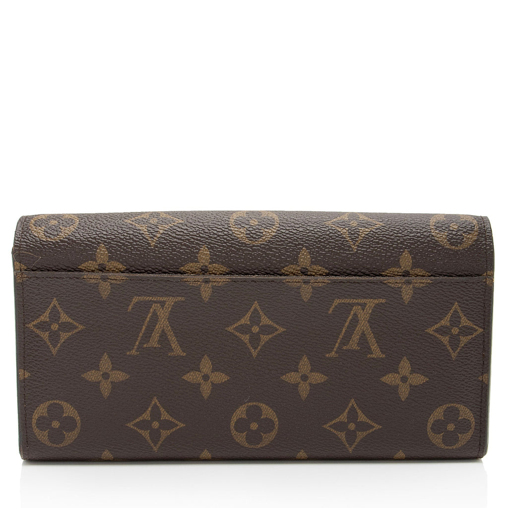 Louis Vuitton Monogram Canvas Sarah Wallet (SHF-2bgdjk)