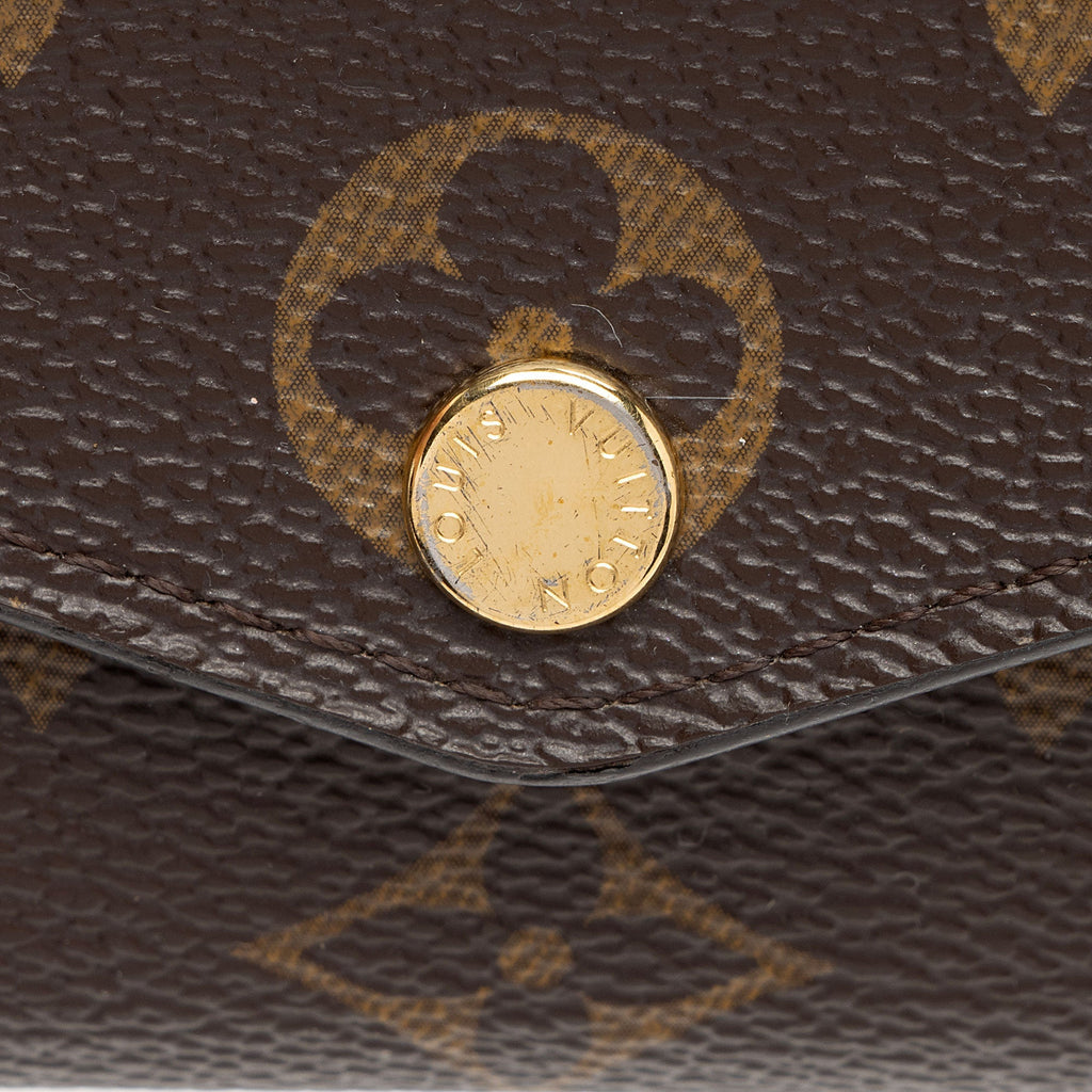 Louis Vuitton Monogram Canvas Sarah Wallet (SHF-2bgdjk)
