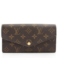 Louis Vuitton Monogram Canvas Sarah Wallet (SHF-2bgdjk)
