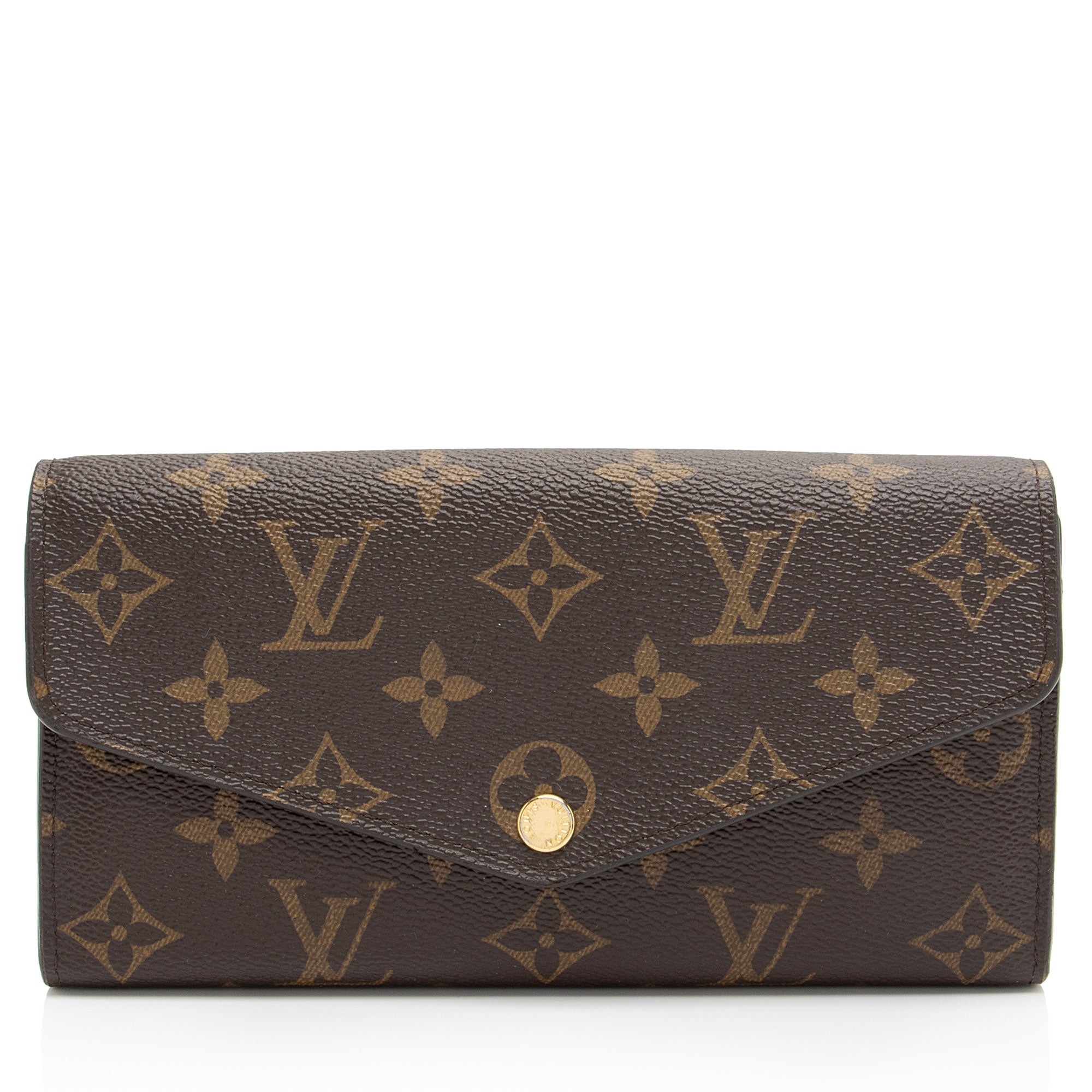 Louis Vuitton Monogram Canvas Sarah Wallet (SHF-2bgdjk)