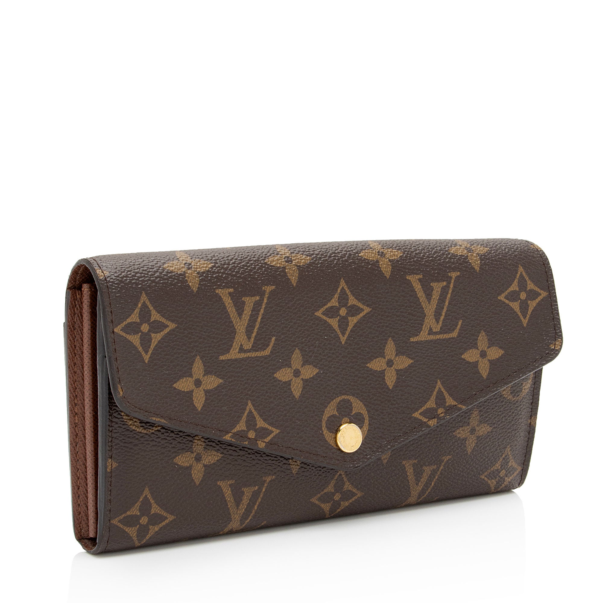 Louis Vuitton Monogram Canvas Sarah Wallet (SHF-2bgdjk)