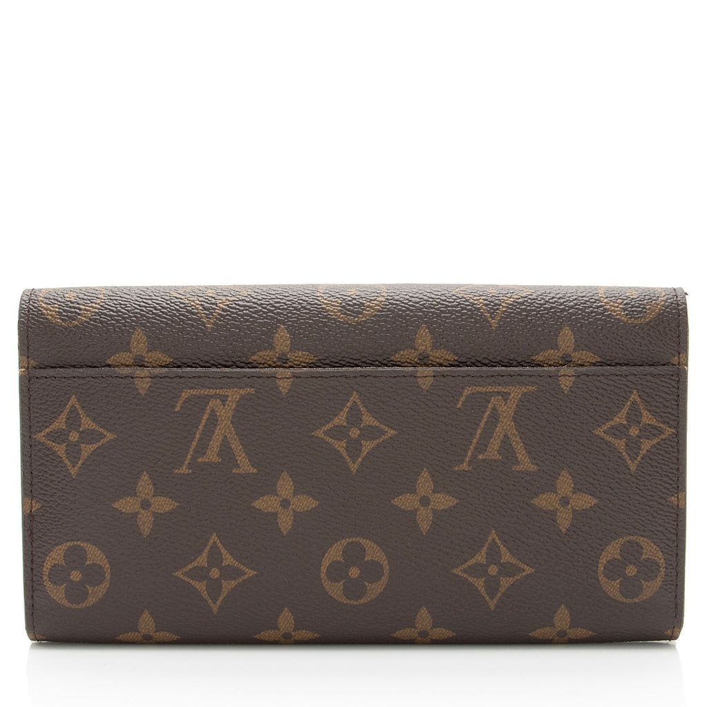 Louis Vuitton Monogram Canvas Sarah Wallet (SHF-liv2yH)