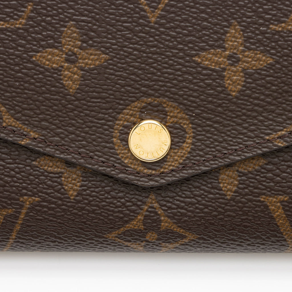 Louis Vuitton Monogram Canvas Sarah Wallet (SHF-liv2yH)