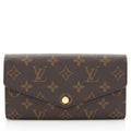 Louis Vuitton Monogram Canvas Sarah Wallet (SHF-liv2yH)
