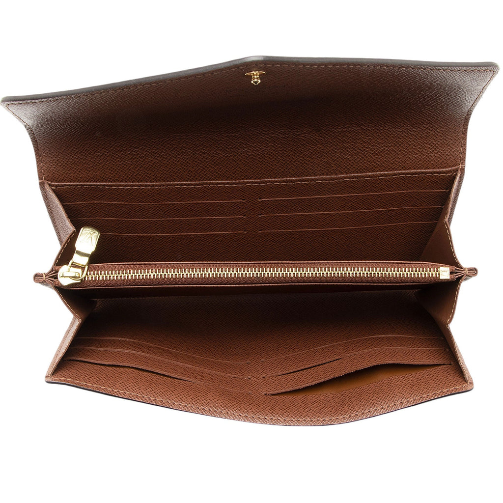 Louis Vuitton Monogram Canvas Sarah Wallet (SHF-liv2yH)