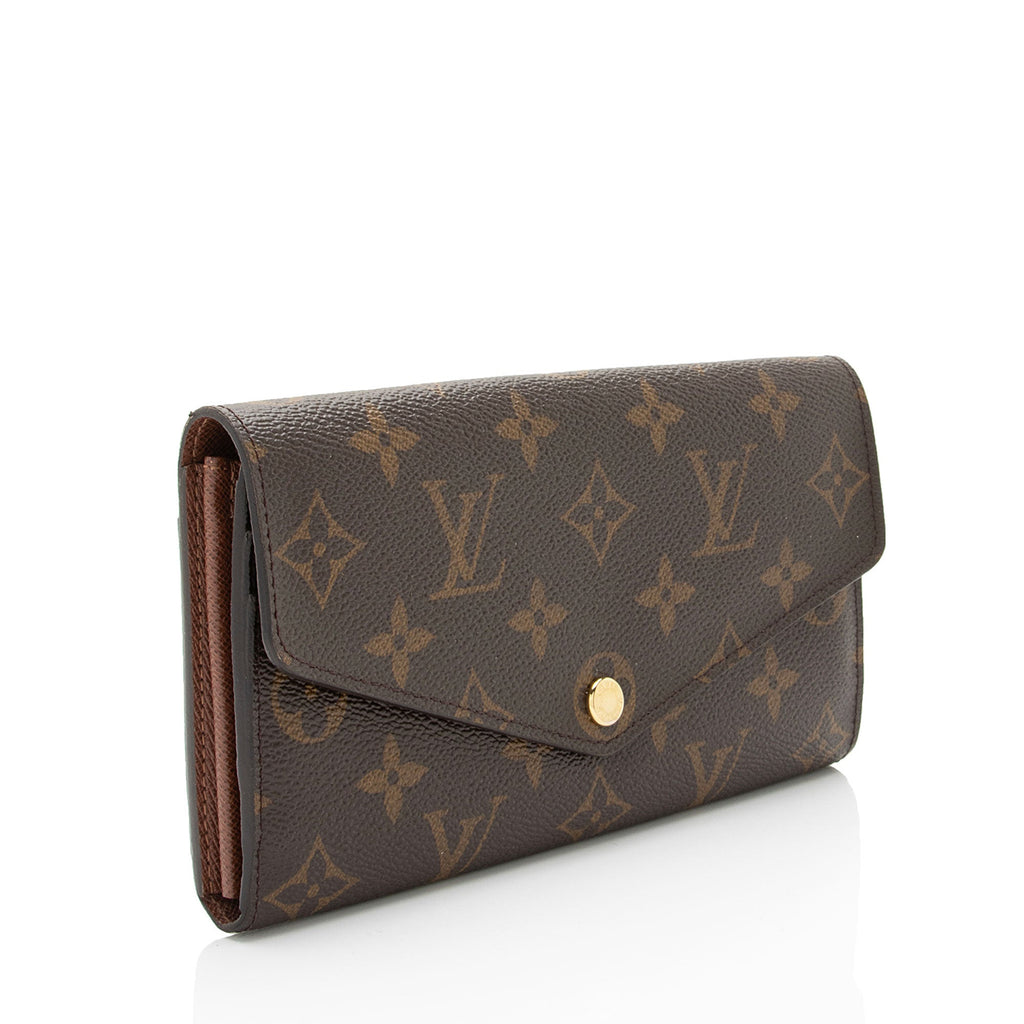 Louis Vuitton Monogram Canvas Sarah Wallet (SHF-liv2yH)