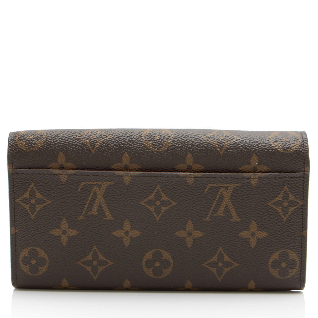 Louis Vuitton Monogram Canvas Sarah Wallet (SHF-czCnFE)