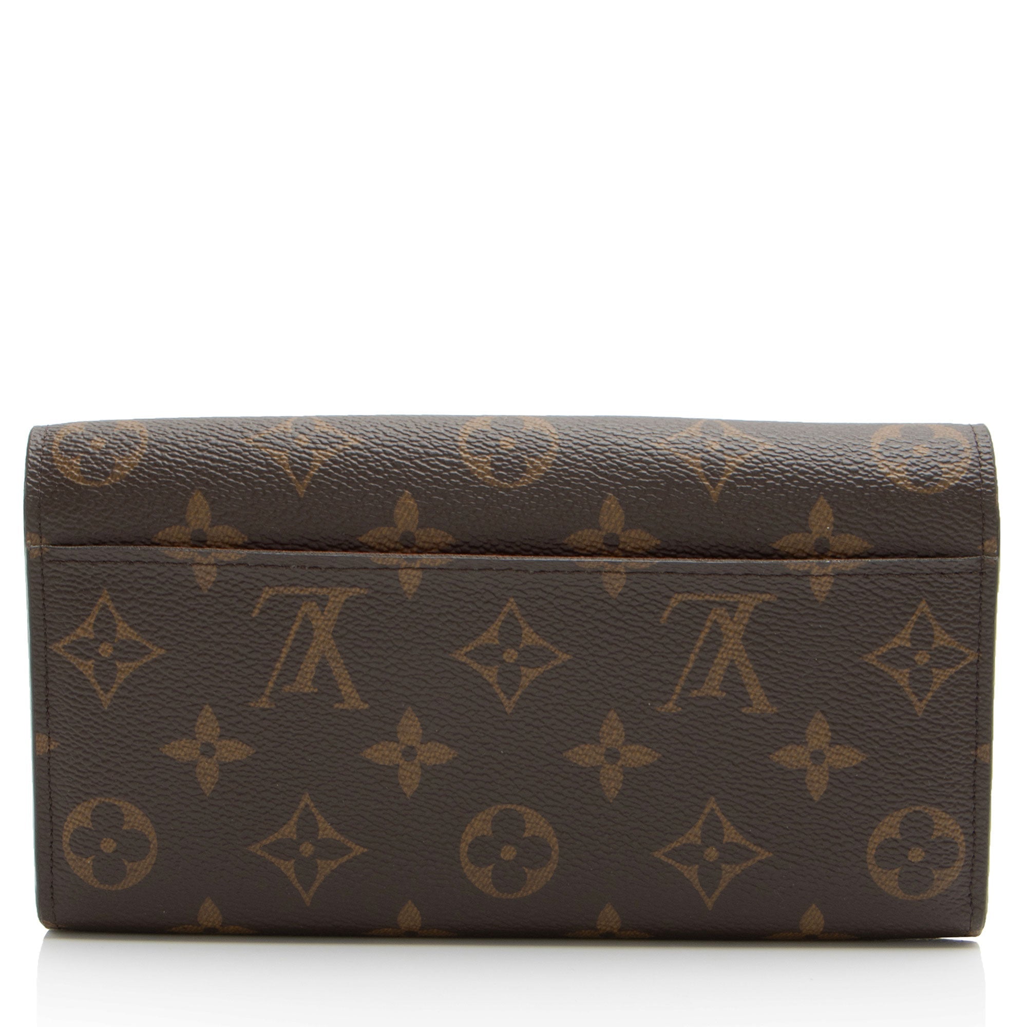 Louis Vuitton Monogram Canvas Sarah Wallet (SHF-czCnFE)