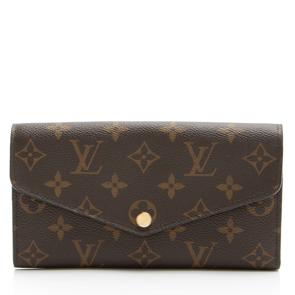 Louis Vuitton Monogram Canvas Sarah Wallet (SHF-czCnFE)