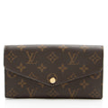 Louis Vuitton Monogram Canvas Sarah Wallet (SHF-czCnFE)