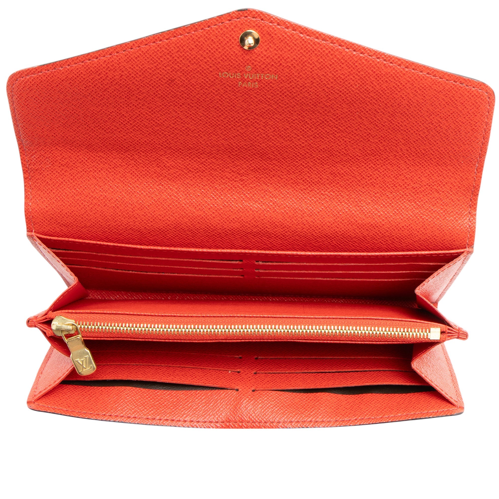 Louis Vuitton Monogram Canvas Sarah Wallet (SHF-czCnFE)