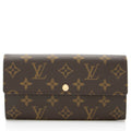 Louis Vuitton Monogram Canvas Sarah Wallet (SHF-ij9MfR)