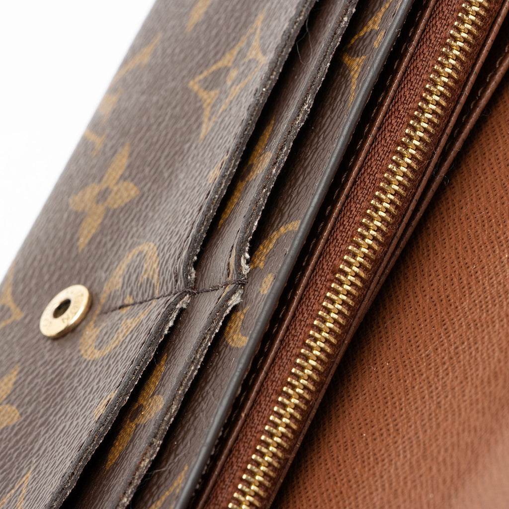 Louis Vuitton Monogram Canvas Sarah Wallet