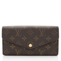 Louis Vuitton Monogram Canvas Sarah Wallet