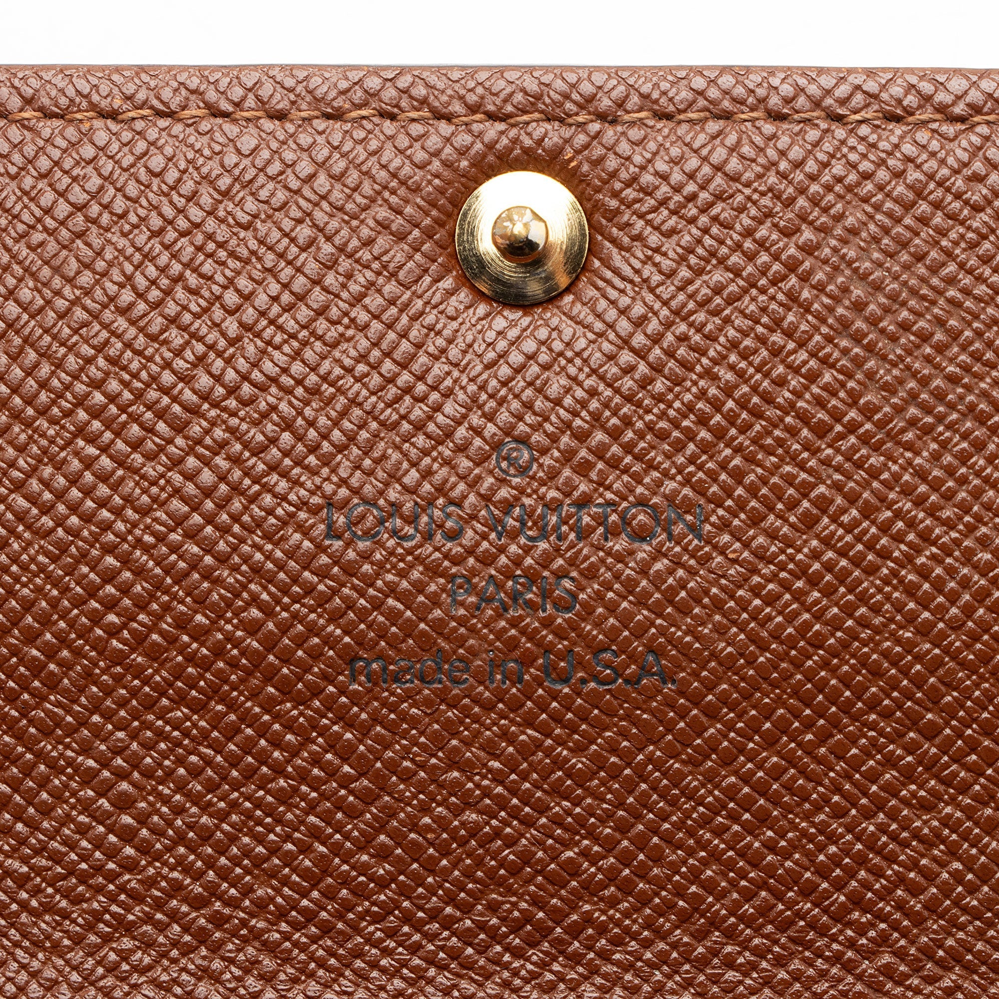 Louis Vuitton Monogram Canvas Sarah Wallet