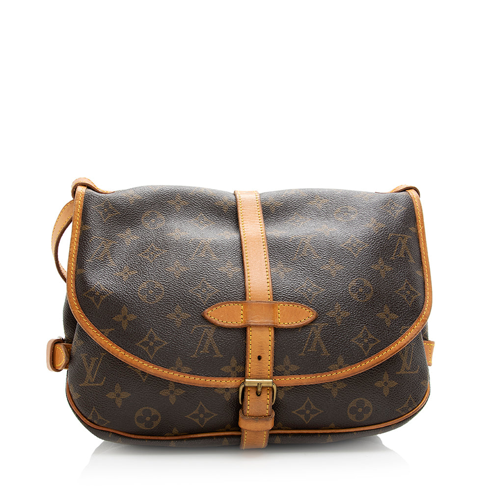 Louis Vuitton  Monogram Canvas Saumur 30 Messenger Bag - FINAL SALE (SHF-20345)