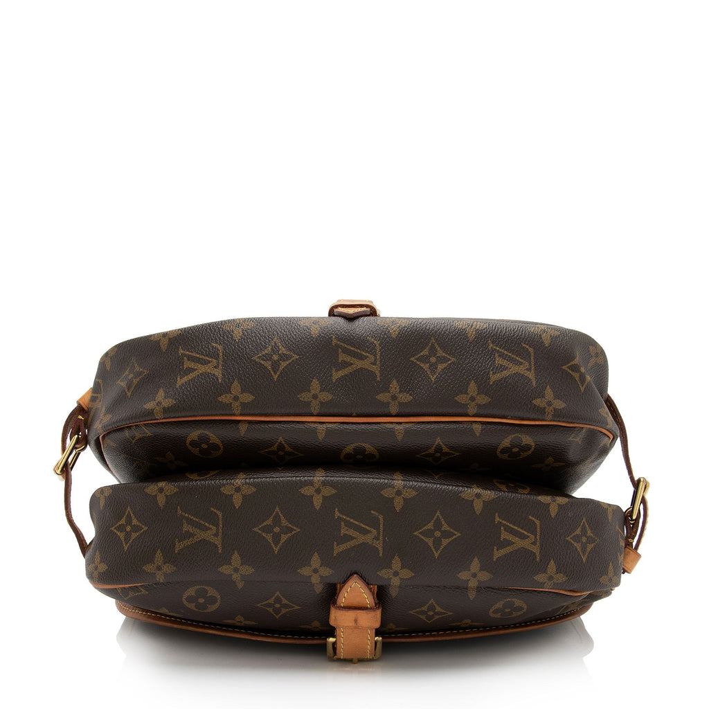 Louis Vuitton Monogram Canvas Saumur 30 Messenger Bag (SHF-0asoJo)