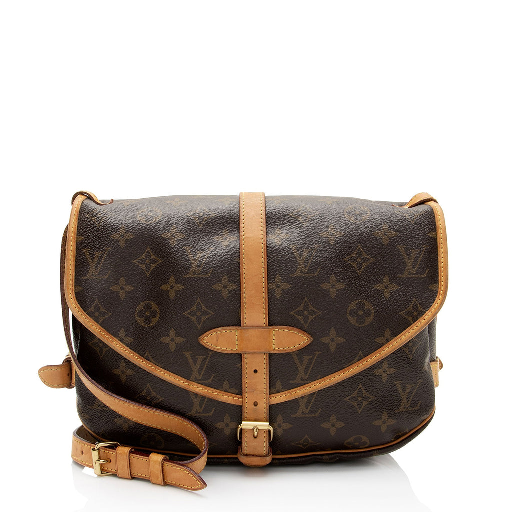 Louis Vuitton Monogram Canvas Saumur 30 Messenger Bag (SHF-Uyfdal)