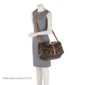 Louis Vuitton  Monogram Canvas Saumur 35 Messenger Bag (SHF-18385)