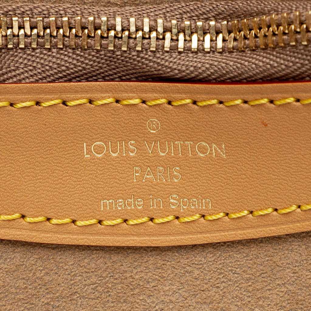 Louis Vuitton Monogram Canvas Shearling Cozygram Diane Shoulder Bag (SHF-zHKCJF)