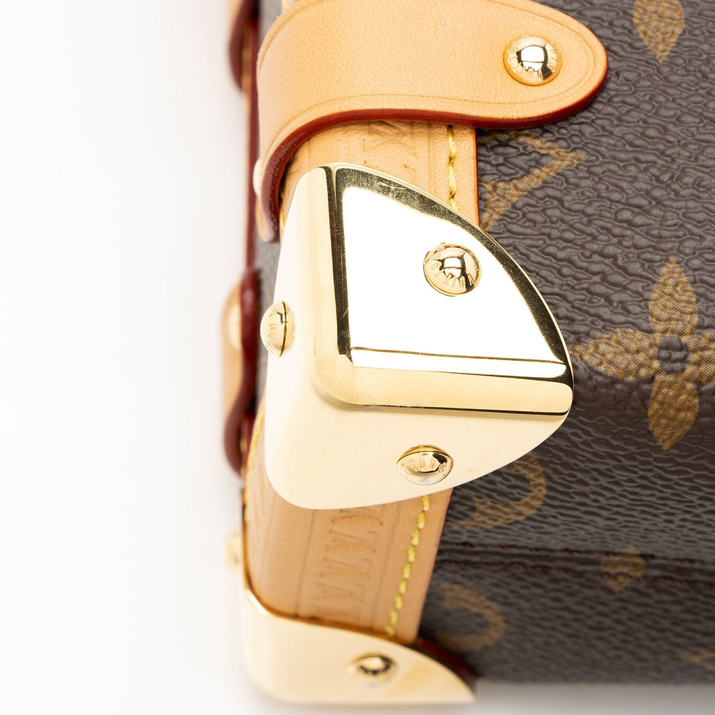Louis Vuitton Monogram Canvas Side Trunk PM Shoulder Bag