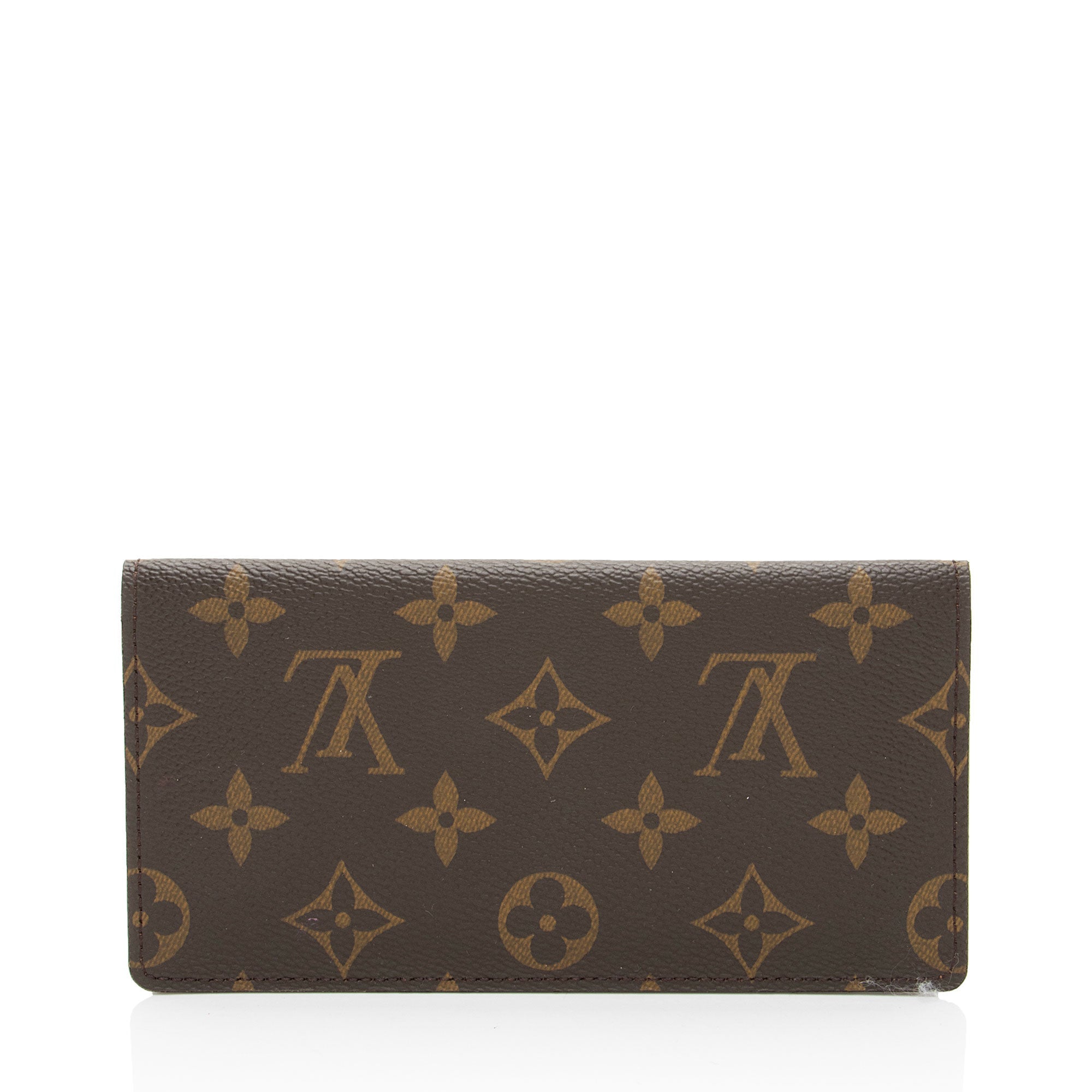 Louis Vuitton Monogram Canvas Simple Checkbook Cover