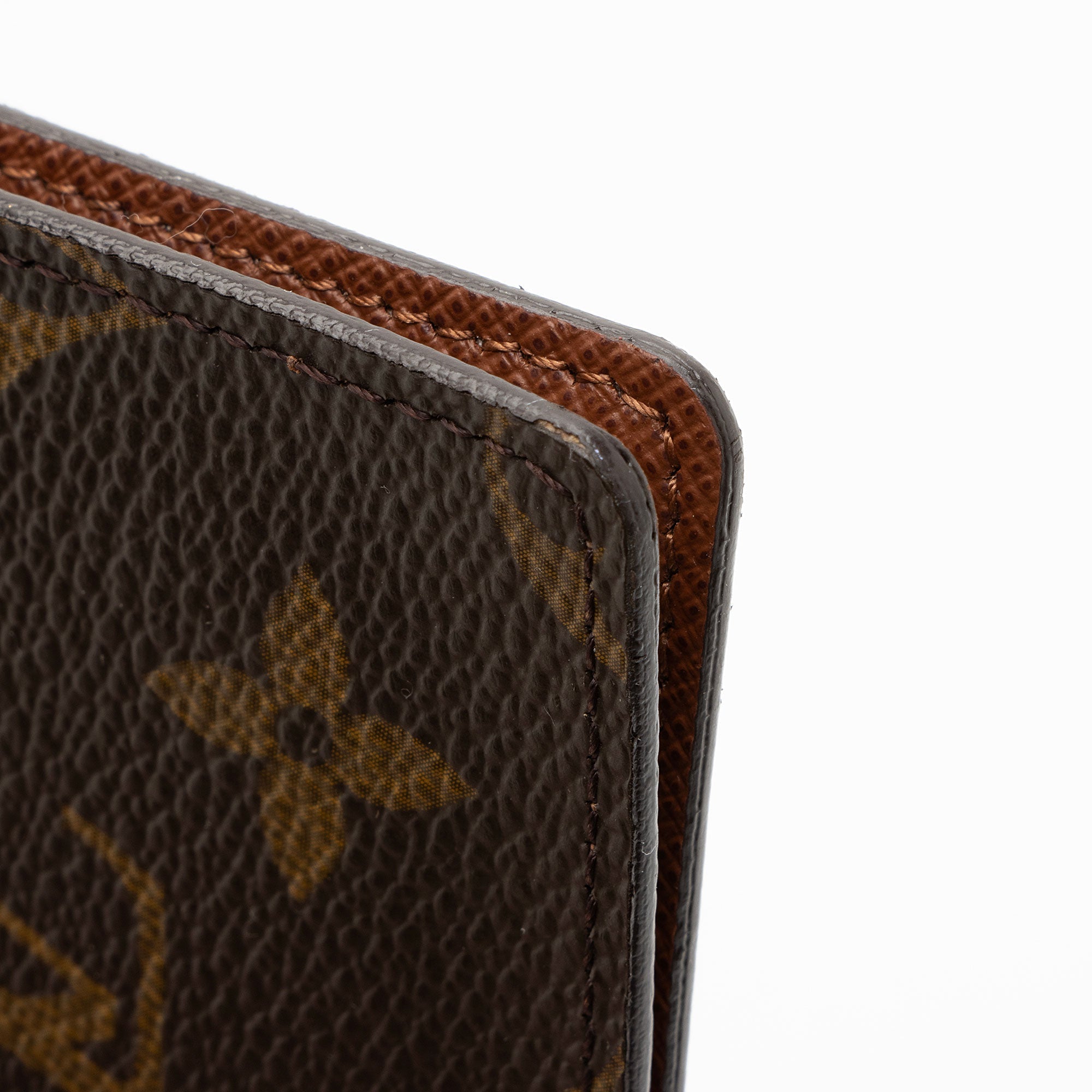Louis Vuitton Monogram Canvas Simple Checkbook Cover